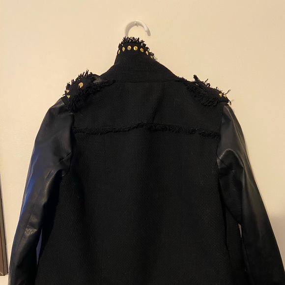 Unique leather biker jacket - Picture 5 of 6